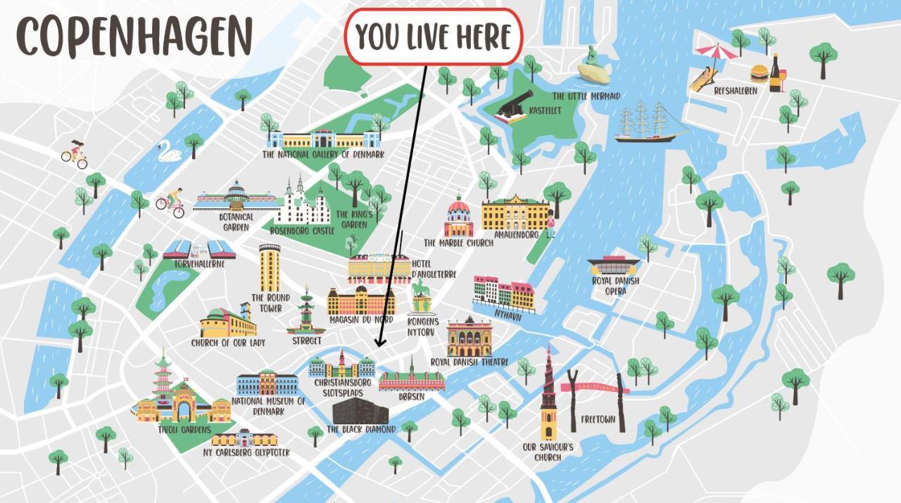 Lavish 4Br Apartment In The Heart Of Cph By The Canals كوبنهاجن المظهر الخارجي الصورة
